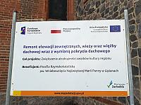 Remont elewacji zewnętrznych, wieży, oraz więźby dachowej wraz z wymianą pokrycia dachowego