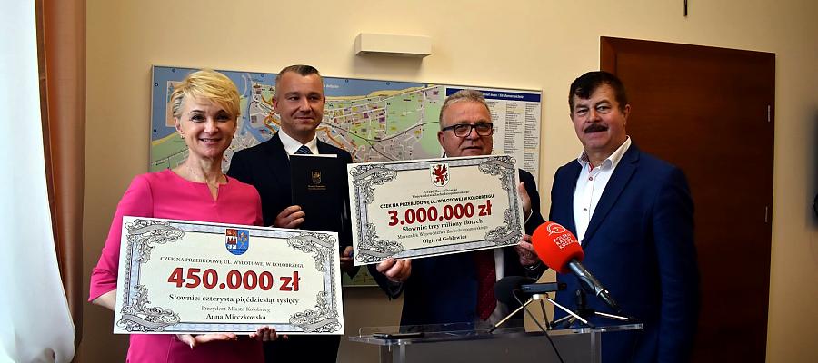 Łatwiejsza komunikacja po Kołobrzegu. Remont kolejnej ulicy dzięki dotacji UE - fot. Urząd Miasta w Kołobrzegu.