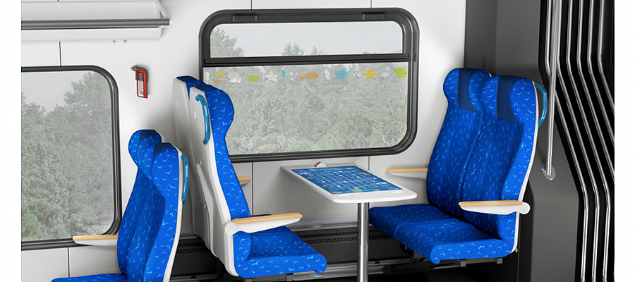 Nowością w tych pociągach będzie 16 szerszych miejsc przeznaczonych np. dla kobiet w ciąży. Poszerzone fotele poprawią komfort podróży również osób z niepełnosprawnościami