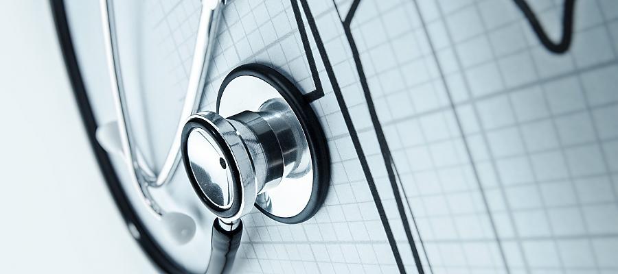 Na zdjęciu stetoskop